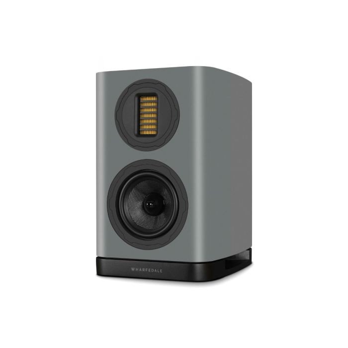 Wharfedale Evo 5.1 Bookshelf Speaker Lunar Grey — Three-quarter view