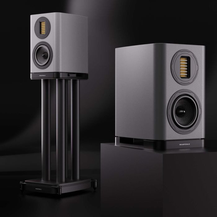 Wharfedale Evo 5.1 Bookshelf Speaker Lunar Grey — Side profile
