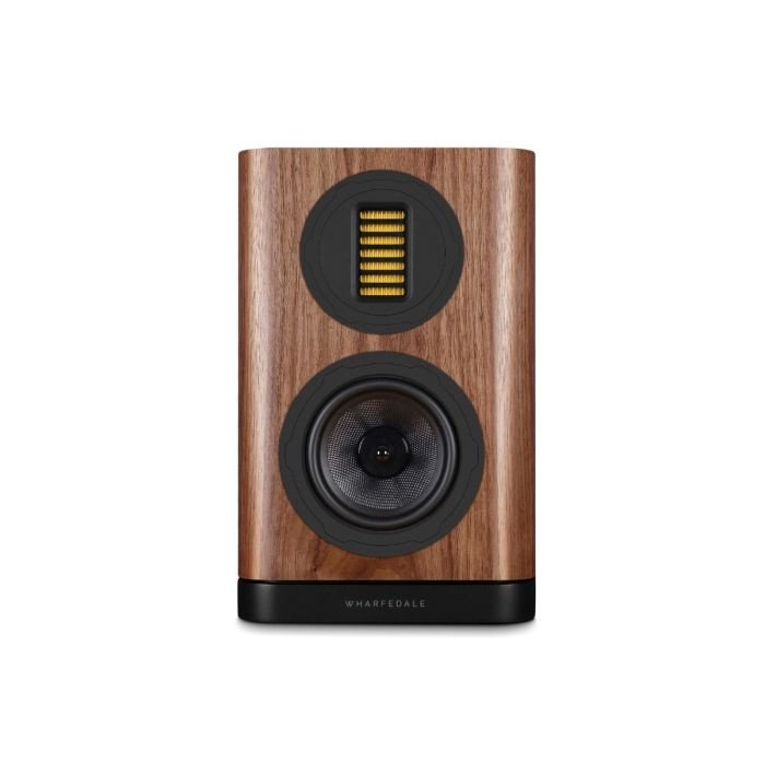 Wharfedale Evo 5.1 Bookshelf Speaker Walnut — Front view without grille