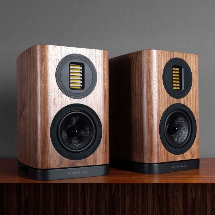Wharfedale Evo 5.1 Bookshelf Speaker Walnut — Side profile