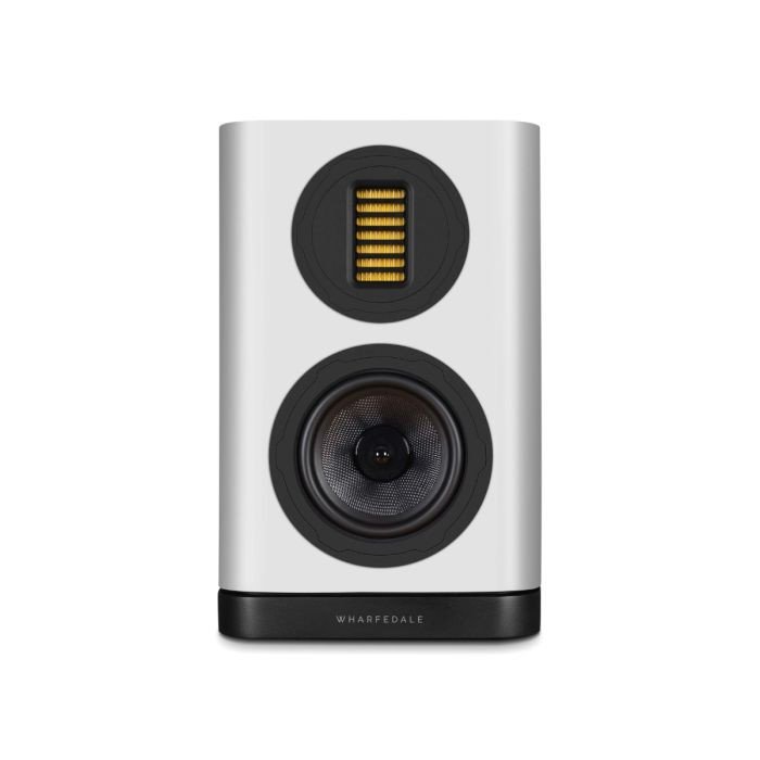 Wharfedale Evo 5.1 Bookshelf Speaker White — Front view without grille