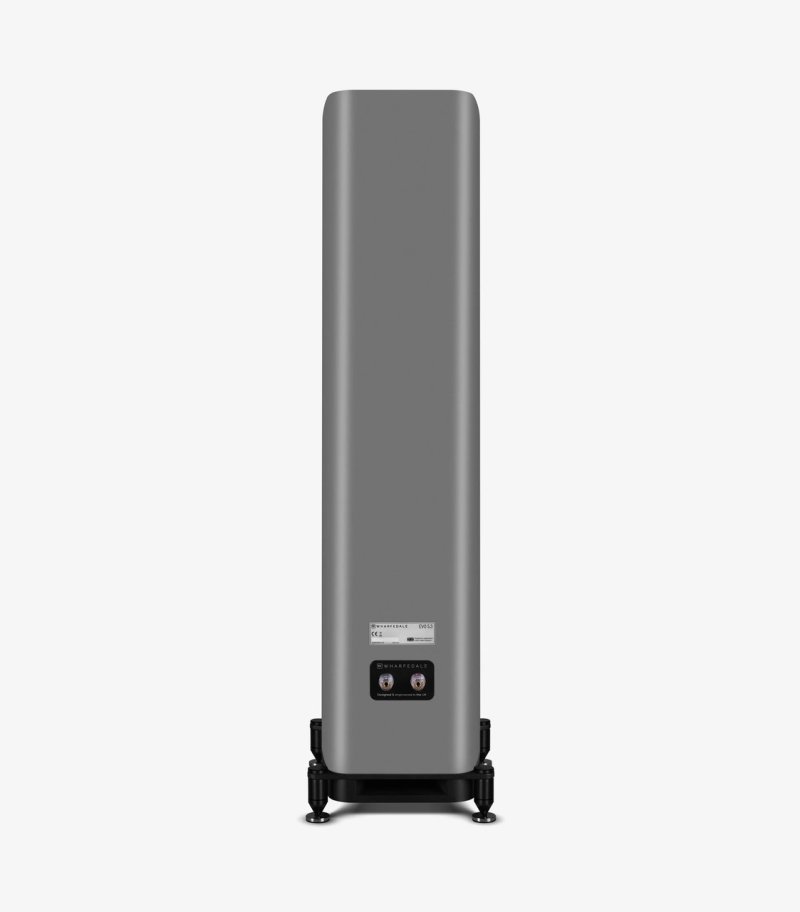 Wharfedale Evo 5.3 Floorstanding Speakers Grey (Pair) — rear panel