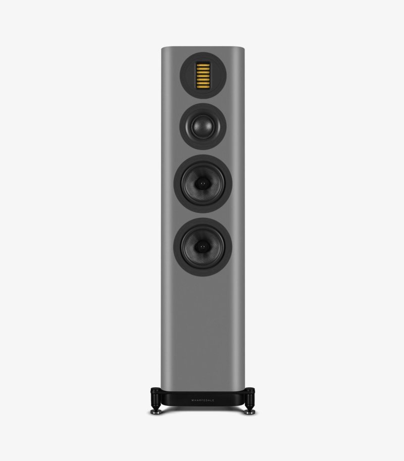 Wharfedale Evo 5.3 Floorstanding Speakers Grey (Pair) — front view