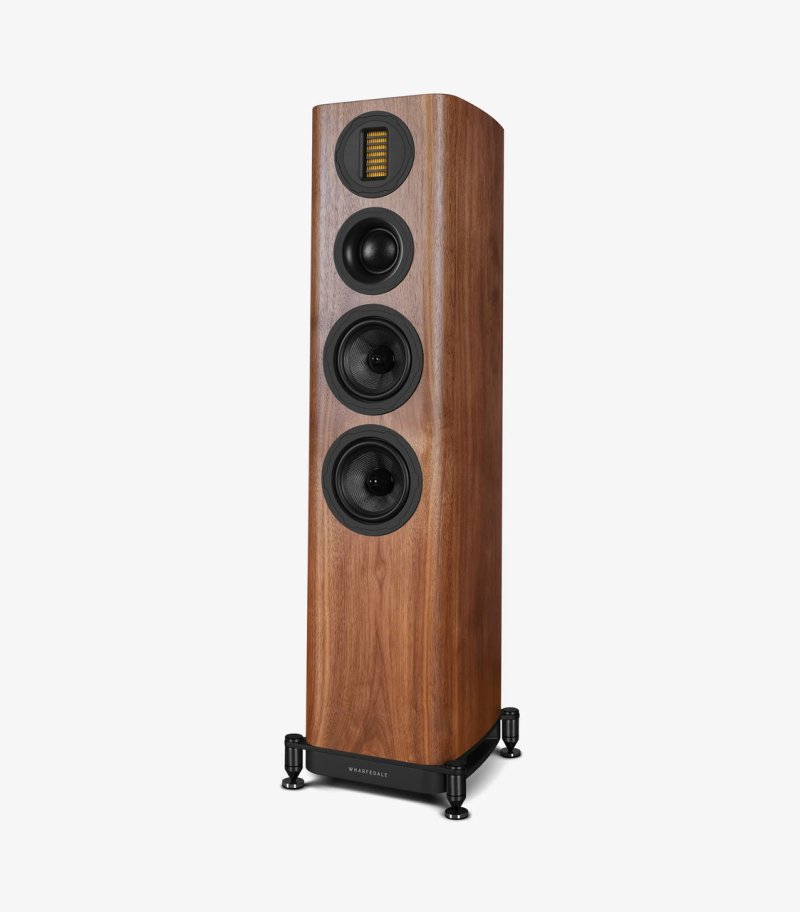 Wharfedale Evo 5.3 Floorstanding Speakers Walnut - right angled view