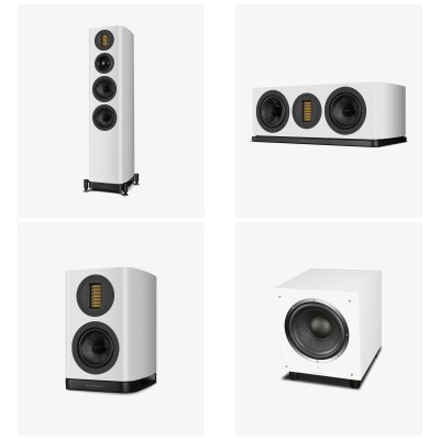 Wharfedale Evo 5.3 HCP 5.1 Home Cinema Speaker Package White