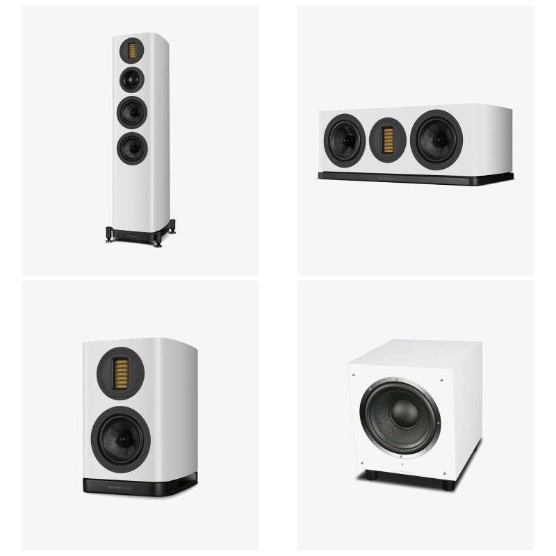 Wharfedale Evo 5.3 HCP 5.1 Home Cinema Speaker Package White