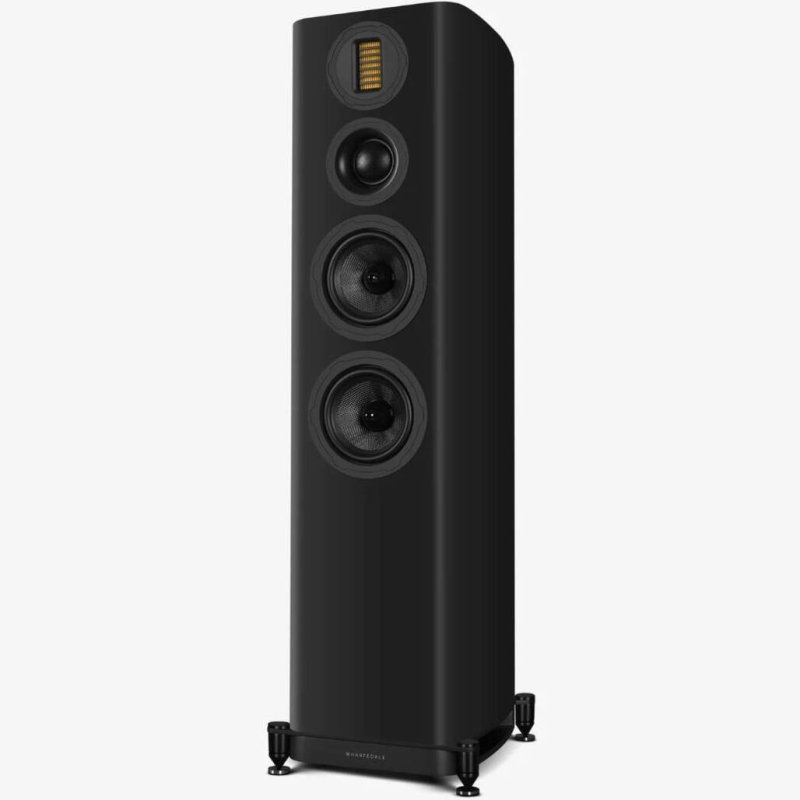 Wharfedale Evo 5.4 Floorstanding Speakers Black (Pair) — side view