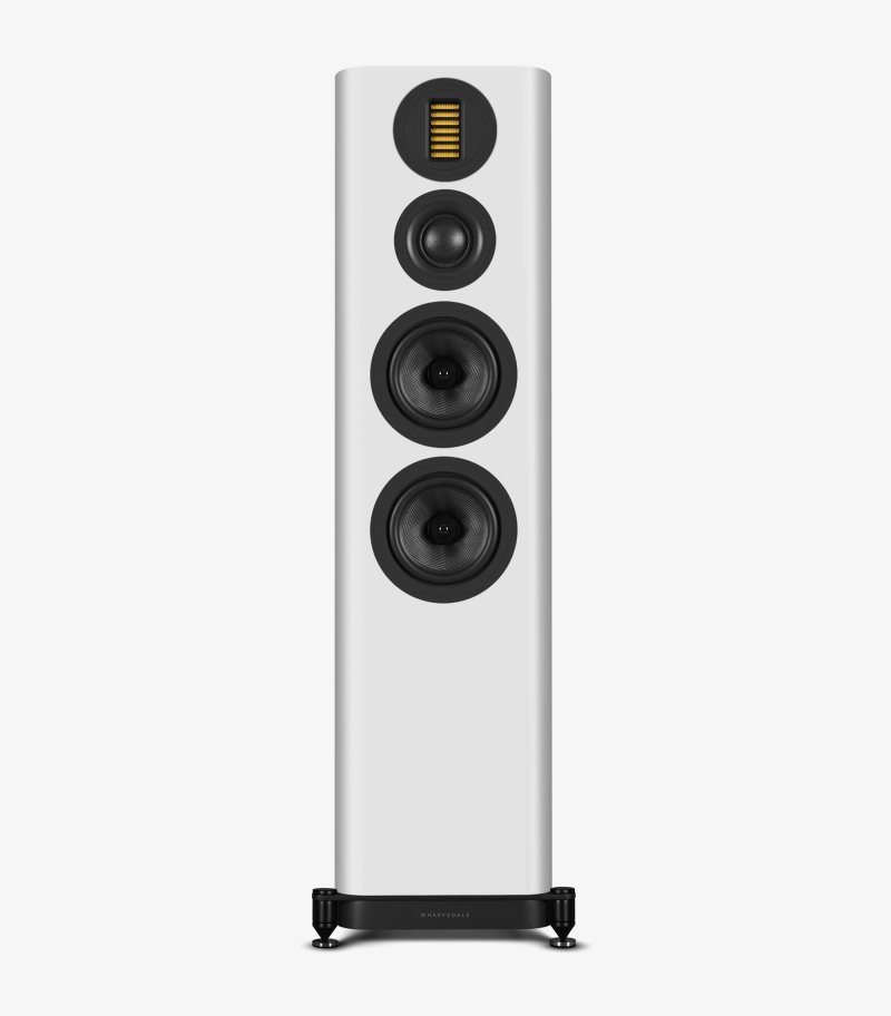Wharfedale Evo 5.4 Floorstanding Speakers White (Pair) — front view