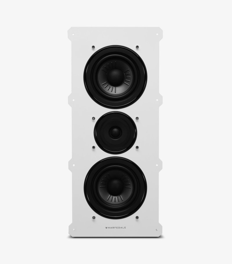 Wharfedale IW-2 Diamond In-Wall Speaker White - Front View Drivers