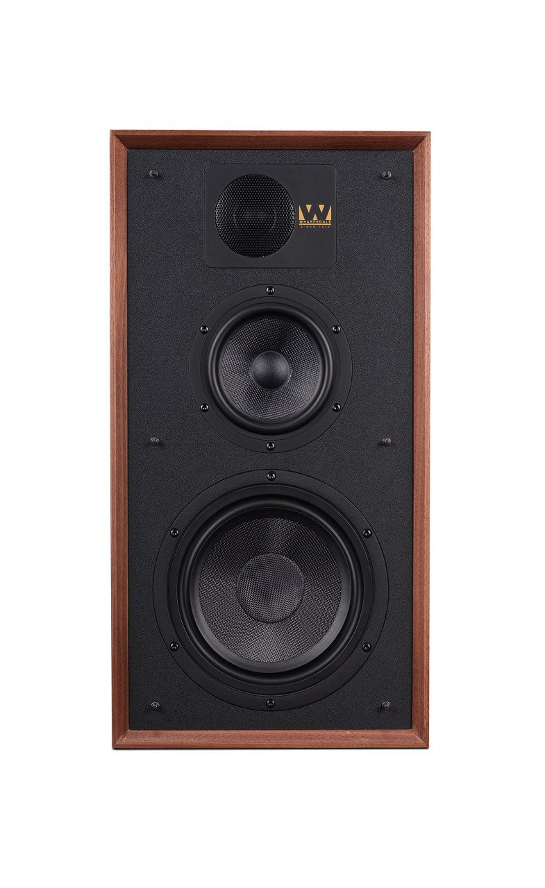 Wharfedale Linton Standmount Speakers Walnut (Pair) — front view (speaker only)