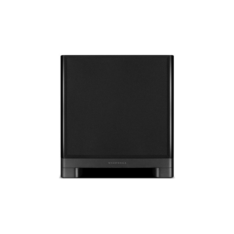 Wharfedale NOVA 10 Subwoofer Matte Black, front view with grille fitted