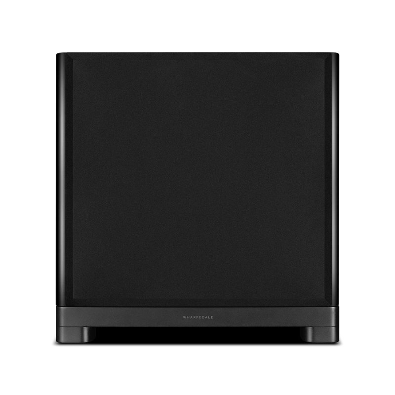 Wharfedale NOVA 15 Subwoofer Matte Black front view with grille fitted