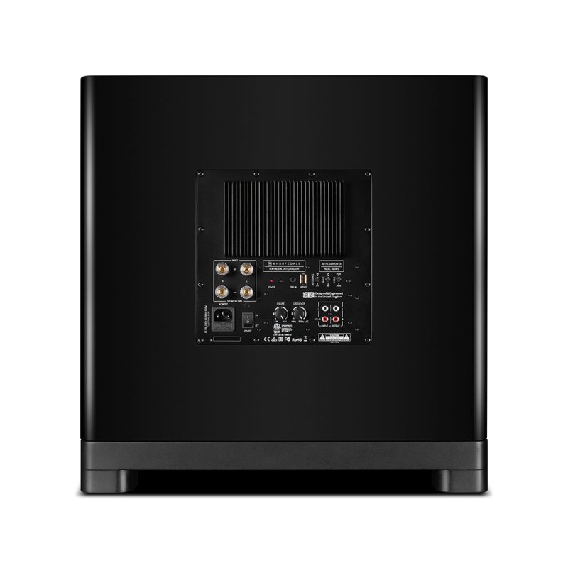 Wharfedale NOVA 15 Subwoofer Matte Black rear panel showing controls and connections