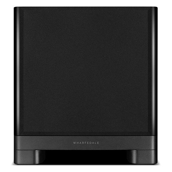Wharfedale NOVA 8 Subwoofer Matte Black front with grille fitted