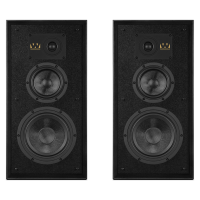 Wharfedale Super Linton Standmount Speakers Black Oak (Pair)