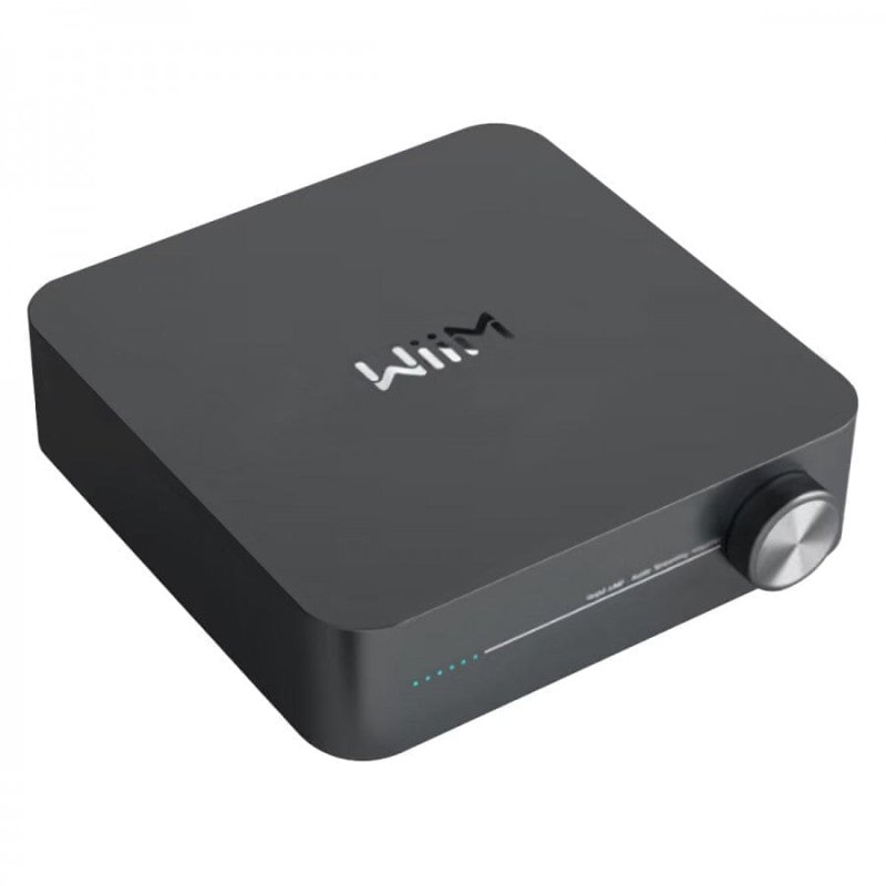 WiiM Amp Streaming Amplifier - Angled View