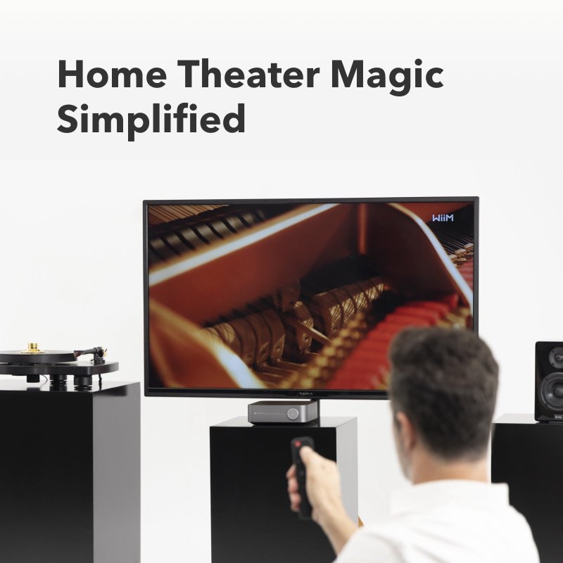 WiiM Amp Pro - home theatre with HDMI ARC