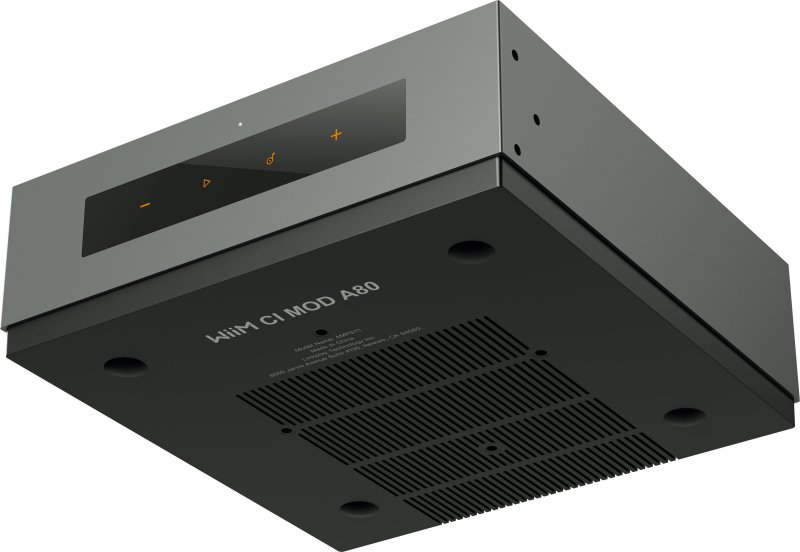 WiiM CI MOD A80 Custom Install Streaming Amplifier inverted angle