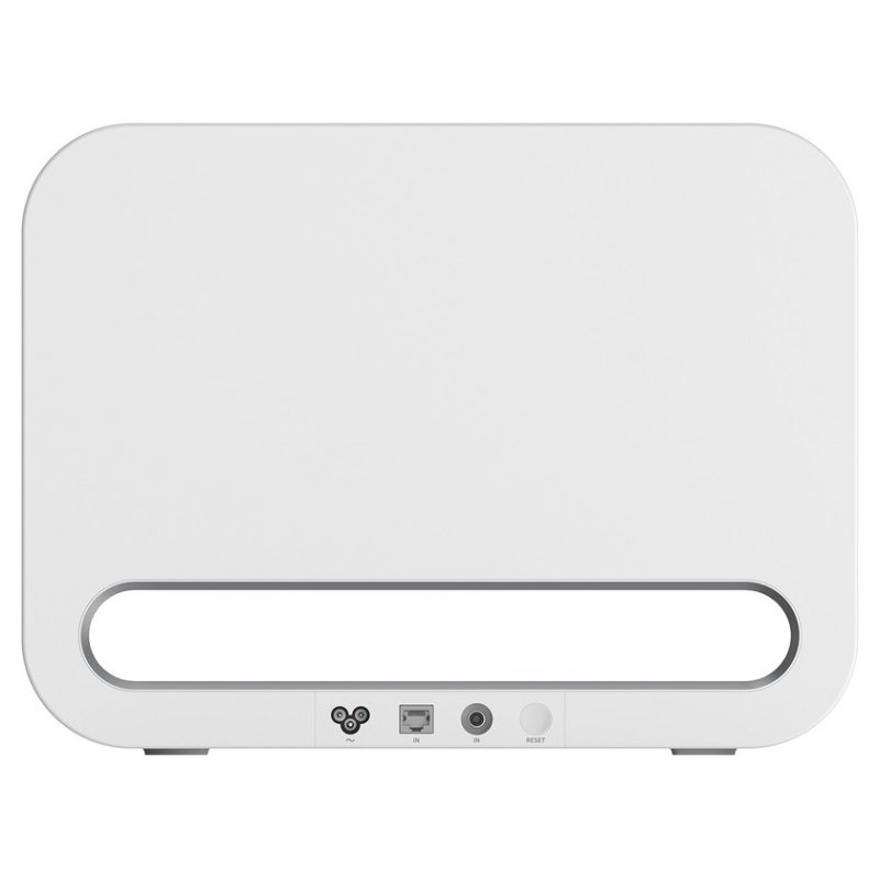 WiiM Sub Pro Wireless Subwoofer White rear connectivity