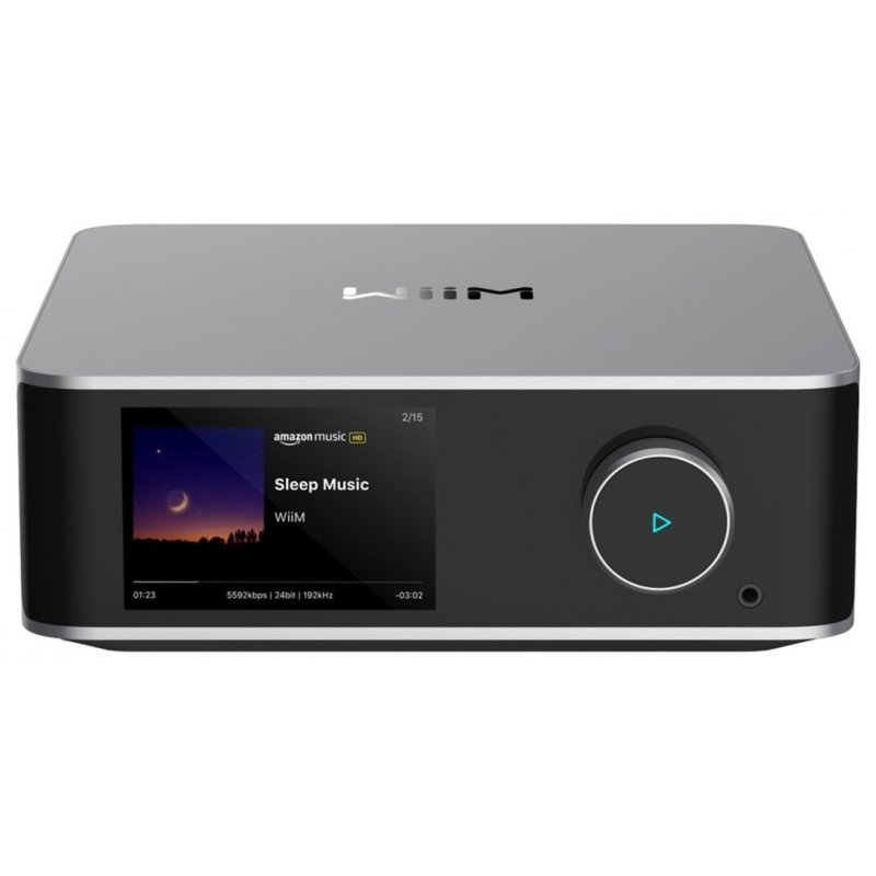 WiiM Ultra Streaming DAC Silver — front view