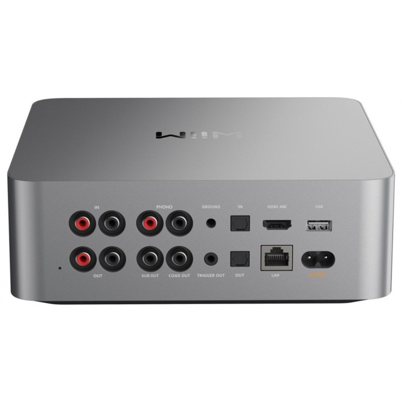 WiiM Ultra Streaming DAC Silver — rear panel