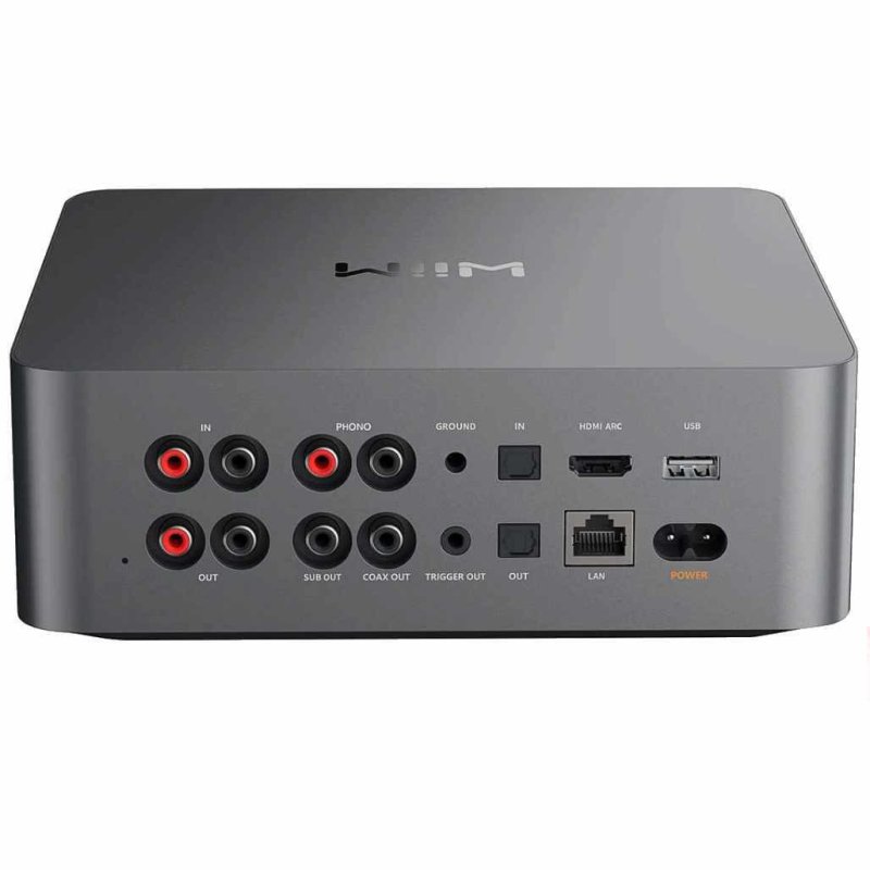 WiiM Ultra Streaming DAC — rear panel