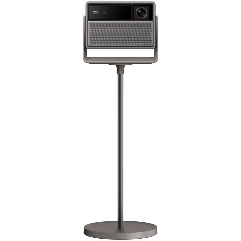 XGIMI Floor Stand (Elephant Grey) with a HORIZON 20 Pro projector mounted