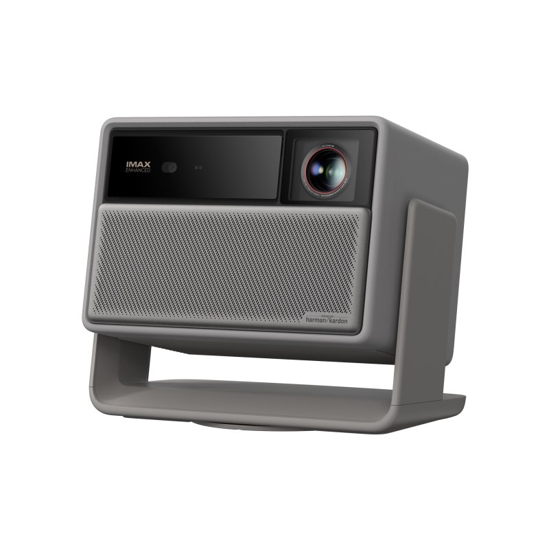 XGIMI Horizon 20 Pro angled view showing lens and gimbal stand