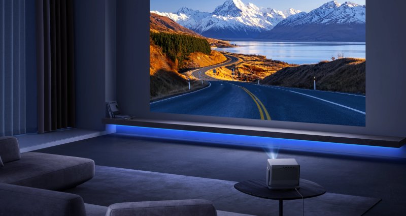 XGIMI Horizon 20 in a living room home cinema