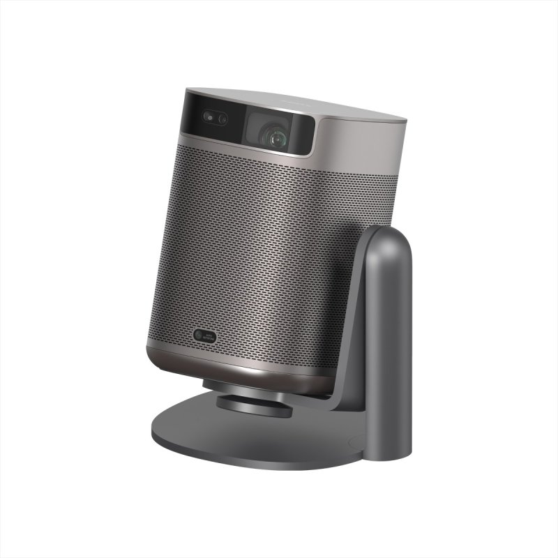 XGIMI MoGo 2 Pro Tilted on the Multi-Angle Stand