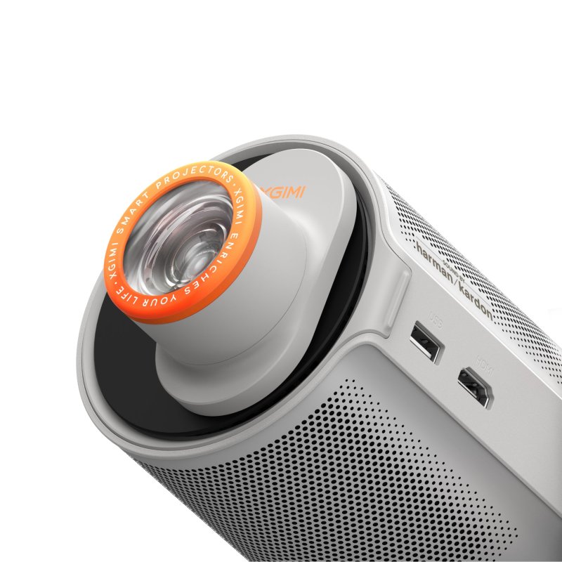 XGIMI MoGo 4 lens, USB and HDMI detail