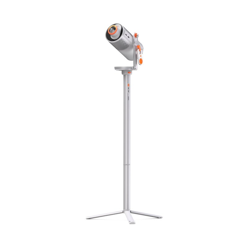 XGIMI PowerBase Stand with a MoGo 4 projector mounted