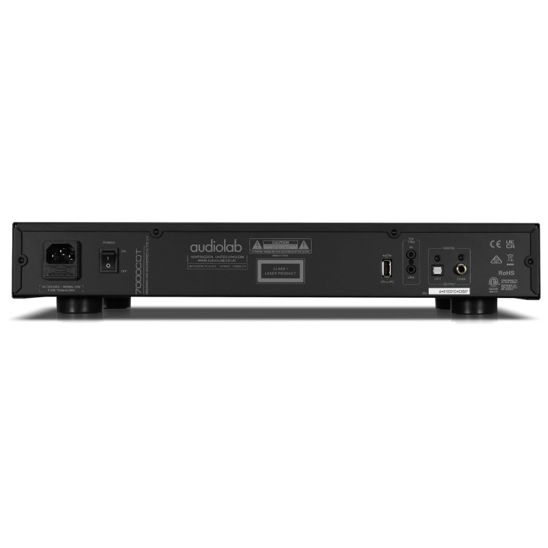 Audiolab 7000CDT CD Transport Black - rear panel