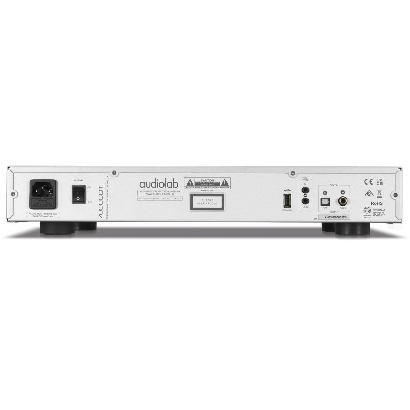 Audiolab 7000CDT CD Transport Silver — rear panel