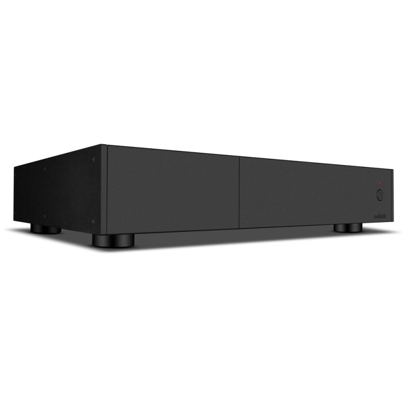 Audiolab 9000P Power Amplifier Black — hero view (left)