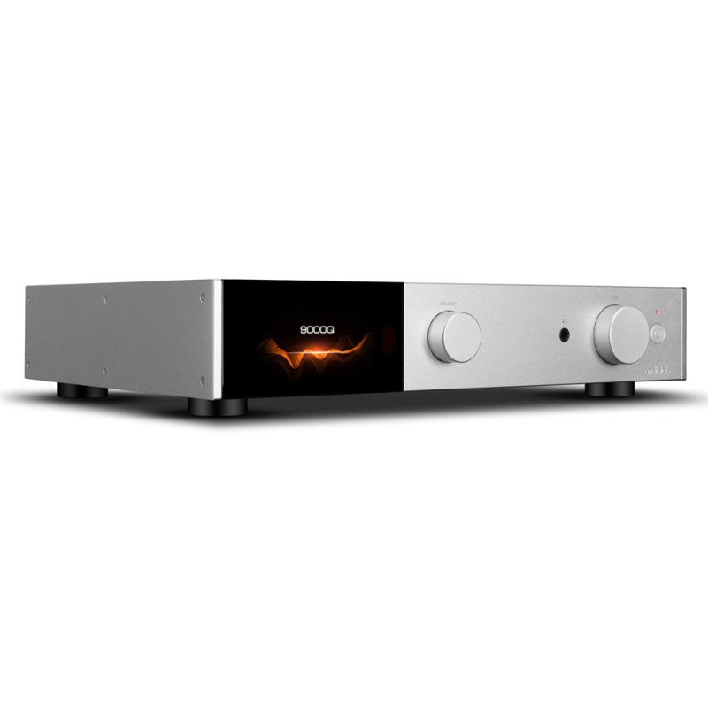 Audiolab 9000Q Pre-amplifier Silver angle view