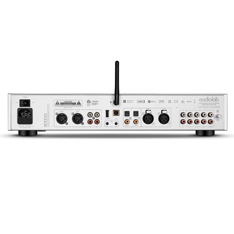 Audiolab 9000Q Pre-amplifier Silver rear panel