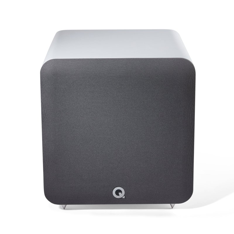 Q Acoustics Q SUB 100 Subwoofer Satin White — top angle