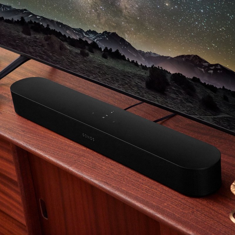 Sonos Beam (Gen 2) Soundbar (Black) — lifestyle