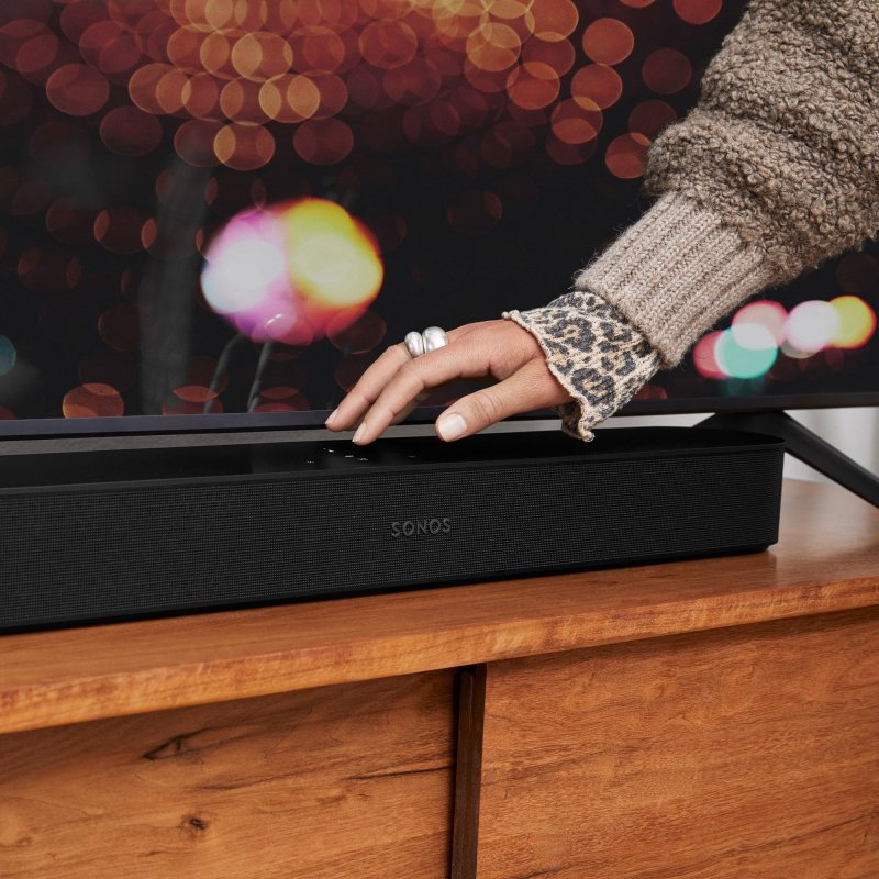 Sonos Beam (Gen 2) Soundbar (Black) — lifestyle detail