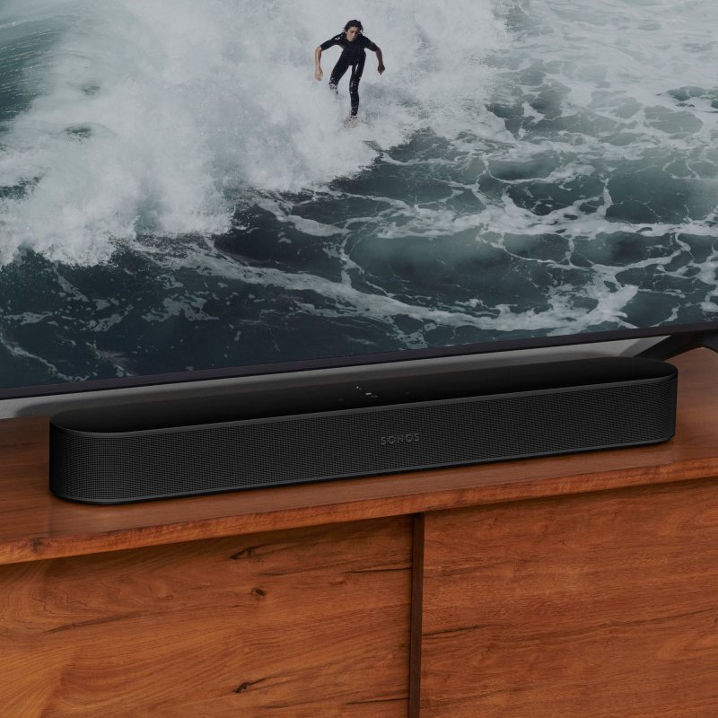 Sonos Beam (Gen 2) Soundbar (Black) — lifestyle